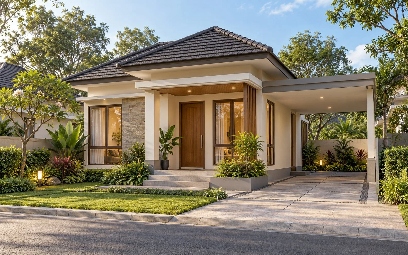 Rumah KONSEP DEMO — Tipe C 45/90 - AGRILAND BOJONEGORO
